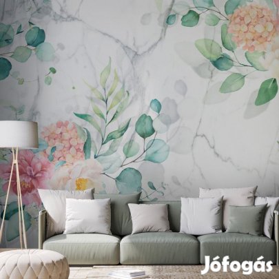 Fotótapéta - Virágos márvány