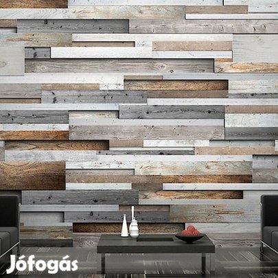 Fotótapéta - Vízszintes fapalánkok