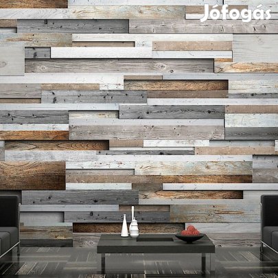 Fotótapéta - Vízszintes fapalánkok