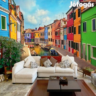 Fotótapéta -  Színpompás utca