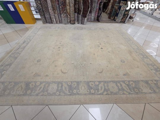 Főúri méretű afgán ziegler kézi 315x415 gyapjú perzsa szőnyeg FZ96