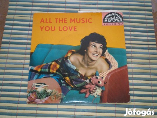 Foxtrott számok bakelit kislemezen SP 2-2 számmal