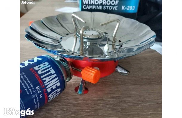 Főző Rezsó Új Szélálló kemping gázfőző
