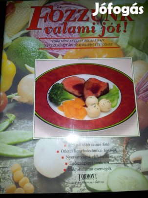 Főzzünk valami jót! exkluzív, vastag szakácskönyv