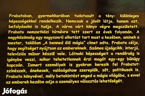 Frabato Benned élő mágia könyv