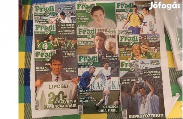 Fradi 100%2003 I.évf.2.-24, 26-31, 34-38, 40-42 poszterekkel is
