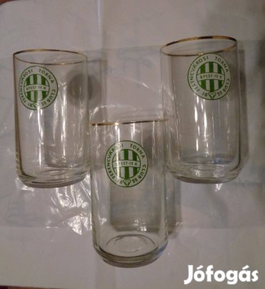 Fradi boros pohár trió eladó