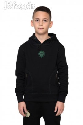 Fradi pulóver kapucnis gyerek fekete