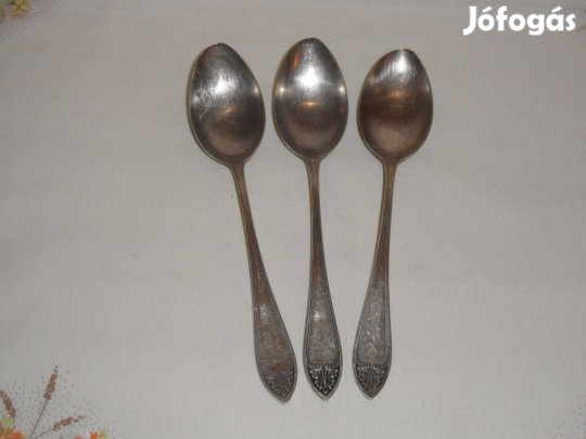 Fraget ezüstözött alpakka evőkanál ( 3 db. )