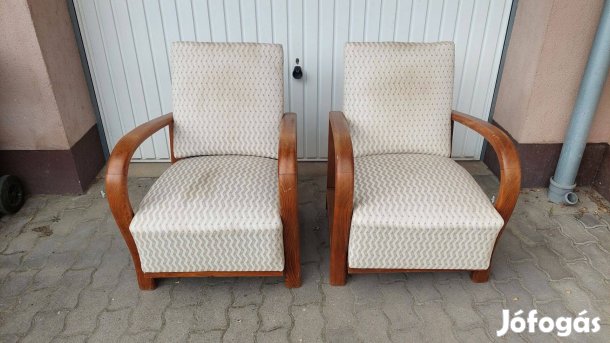 Francia Art Deco fotel pár