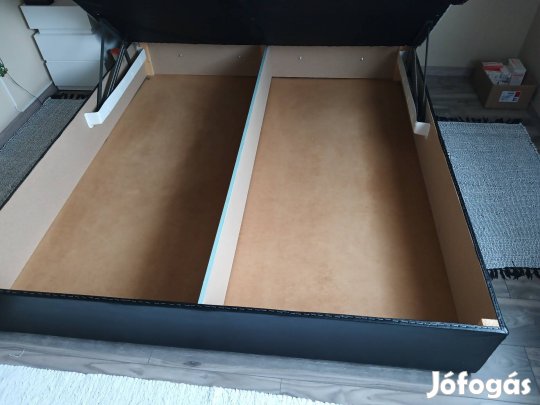 Francia ágy, szürke,fekete,180x200