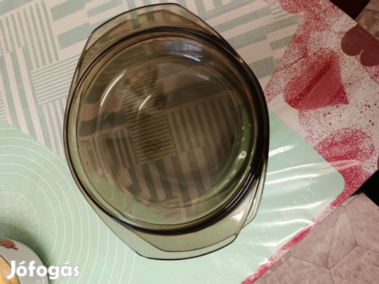 Francia arcopa jénai 1.2L göbőjű sűtőtál fedővel