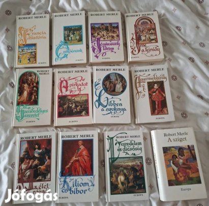 Francia história /fehér/ 1-11. +ajándék A sziget c.könyv