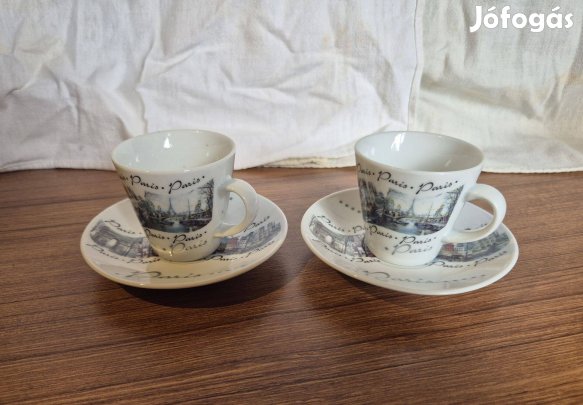 Francia kávés duó készlet