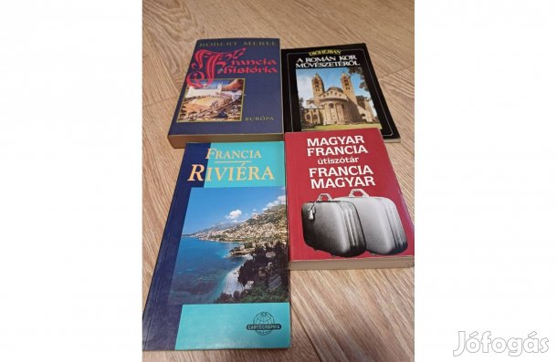 Francia könyvcsomag, 4 db egyben