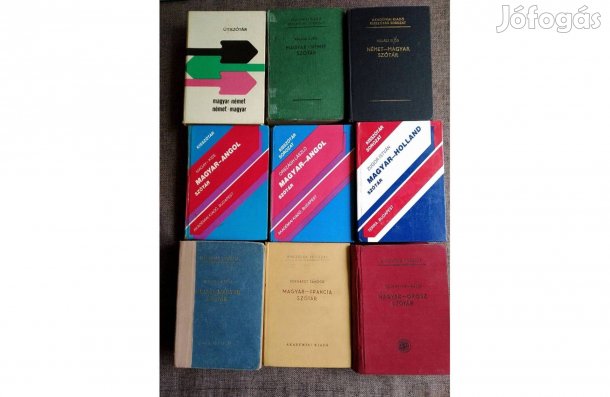 Francia német olasz angol német holland Orosz kisszótárak Sok mást is