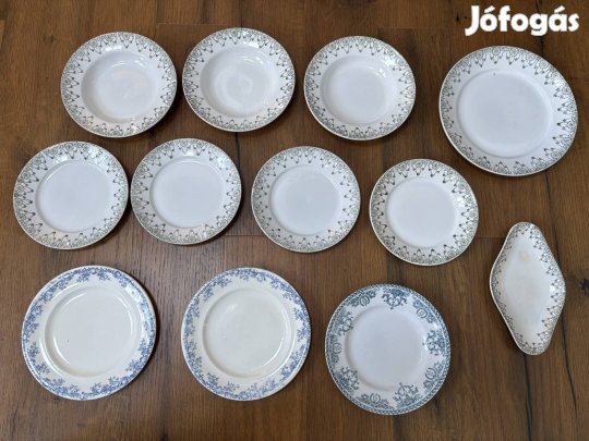 Francia porcelán tányér szett eladó - 12 db