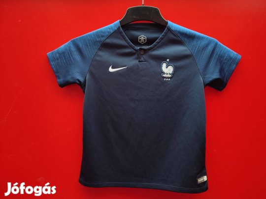 Francia válogatott kék eredeti Nike 2018-as gyerek mez (116-122)