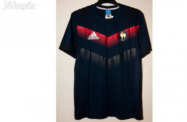 Francia válogatott kék eredeti adidas focimez (L)