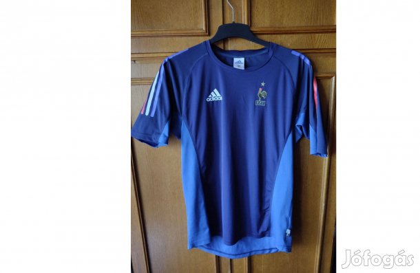 Francia válogatott sötétkék eredeti adidas retro mez (M)