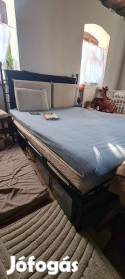 Franciaágy Kovácsoltvas egyedi szétszedhető 160x200