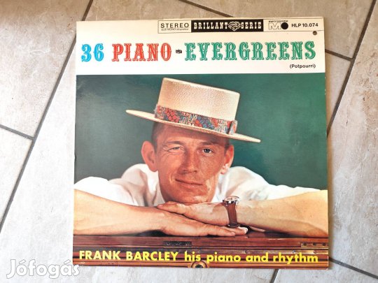 Frank Barcley- Bakelit hanglemez remek állapotban Ex