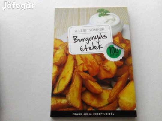 Frank Júlia:A legfinomabb-Burgonyás ételek című teljesen Új receptköny