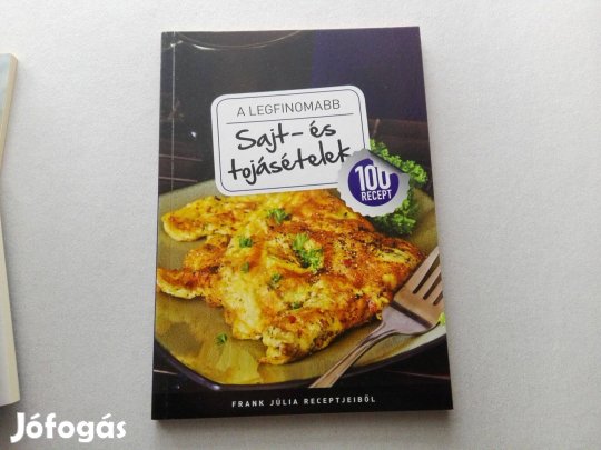 Frank Júlia:A legfinomabb sajt- és tojásételek című Új könyve eladó!