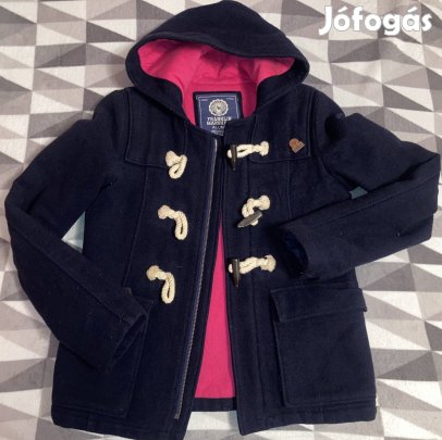 Franklin & Marshall S/M női cipzáros-huszárgombos csini szövetkabát 