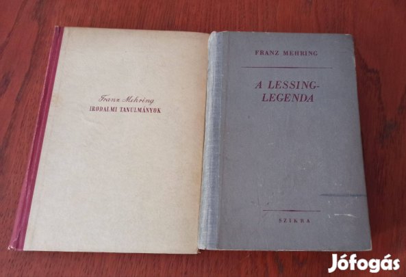 Franz Mehring könyvcsomag / 3 db könyv