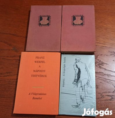 Franz Werfel könyvcsomag / 4 db könyv