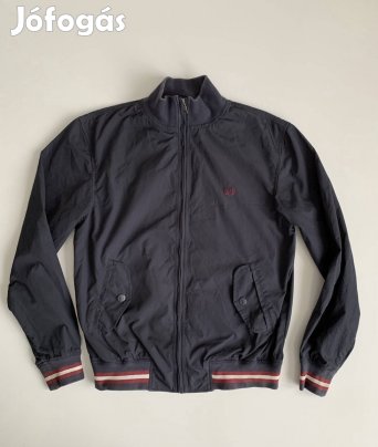 Fred Perry S sötétkék kabát casual casuals