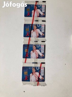 Freddie Mercury 4 darab bontatlan telefonkártya eladó