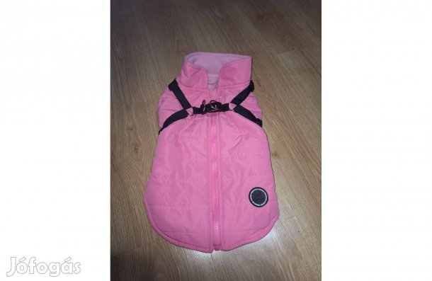 Freedogs meleg kutyakabát hámmal kistermetű kutyára