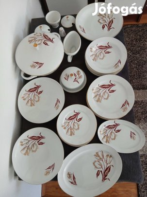 Freiberger porcelán étkészlet 39 darabos