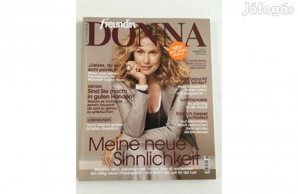 Freundin Donna német nyelvű magazin, újság - lapszám: 2011. november