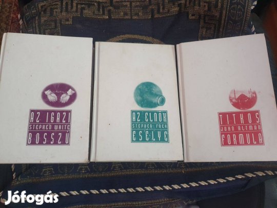 Frey: Az elnök esélye -White: Az igazi bosszú -Altman: Titkos formula