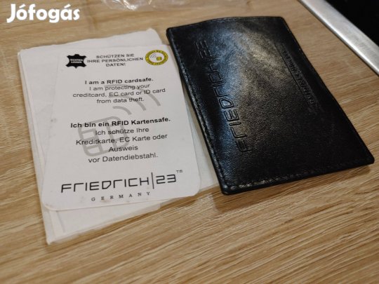 Friedrich23 kecskebőr bankkártya tartó RFID és NFC blokkoló fóliával