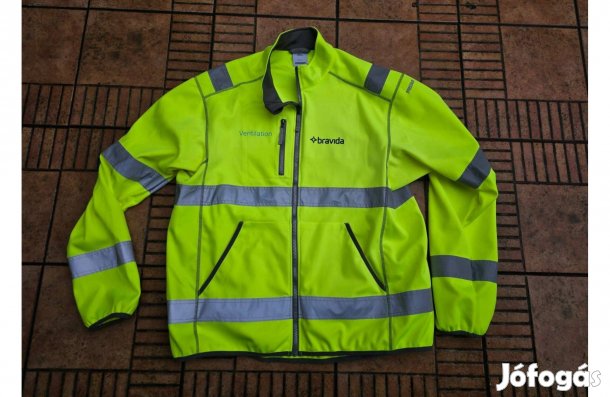Fristads softshell láthatósági munkás kabát XL XXL