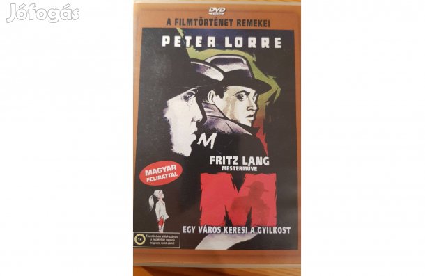 Fritz Lang: M, eine Stadt sucht einen Mörder, DVD, német