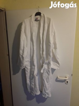 Frottir fehér fürdőköppeny