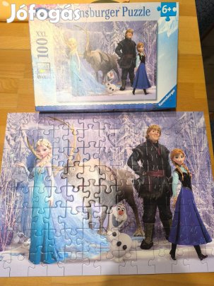 Frozen Jégvarázs puzzle 100 db. komplett