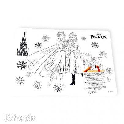 Frozen Jégvarázs színezhető tányéralátét 43x29 cm