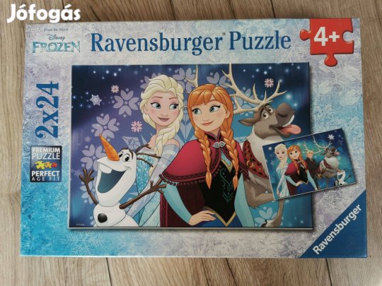 Frozen puzzle 2X24 db Jégvarázs Elza puzzle