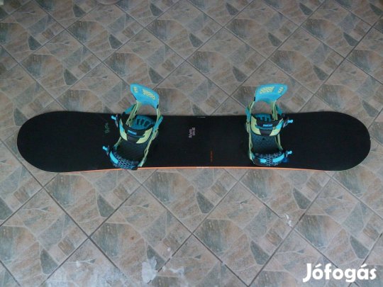 Ftwo Black Deck snowboard lap( hybrid camber-rocker-camber ) Ride köté