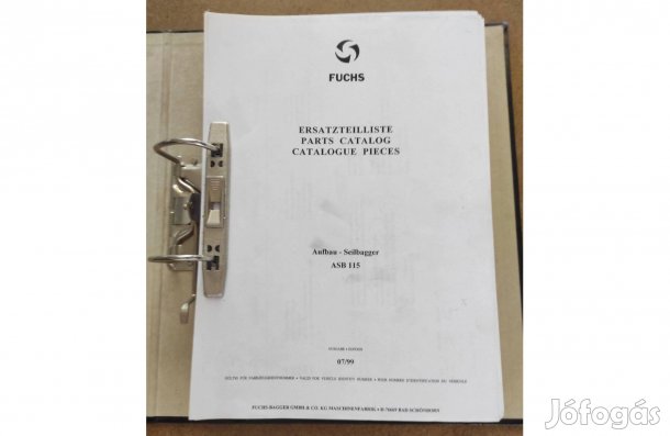 Fuchs ASB 115 mobildaru alkatrészkatalógus