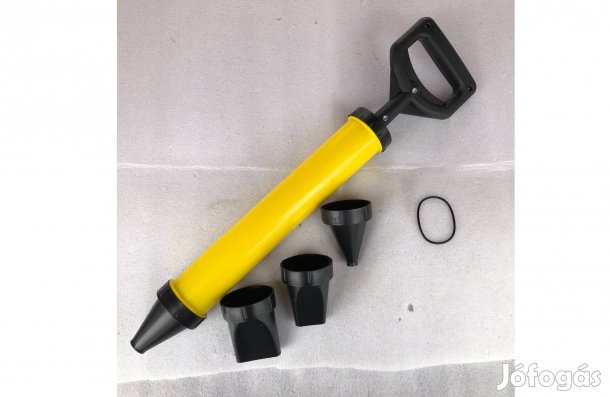 Fugázó Kézi pumpa 4-féle fúvókával / cement gipsz habarcs