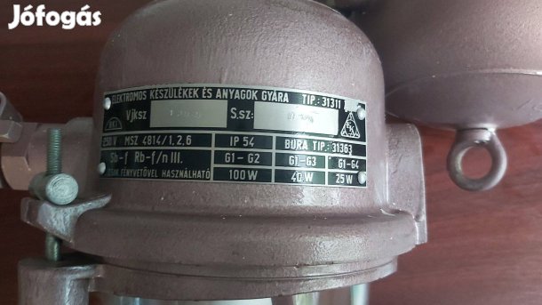 Függeszthető robbanásbiztos lámpatest,retró lámpa