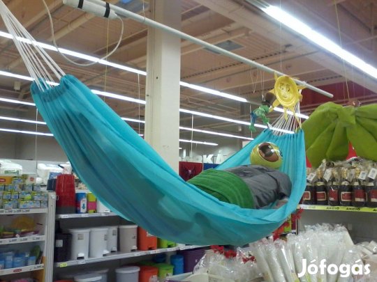 Függőágy Ultra könnyű kis helyigényű 200x100cm 100kg Egy hátizsákban