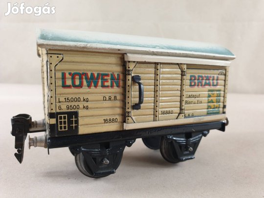Függőben  0-ás Marklin 16880 Löwenbrau Vagon